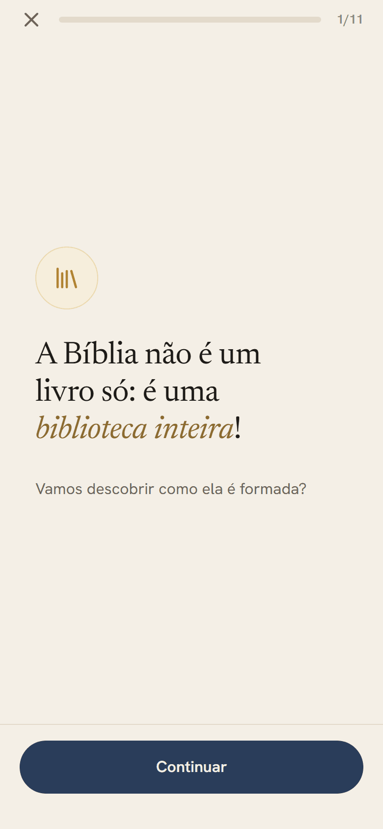 Introdução de uma lição